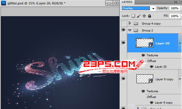 Photoshop制作非常绚丽的彩块透视字教程  电脑 PhotoShop 第45张